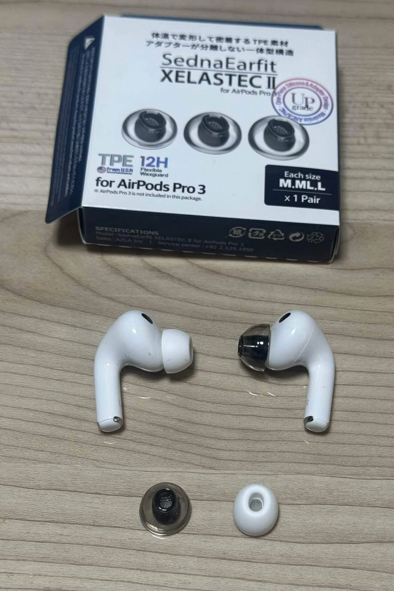Sedna Earfit XELASTEC II For AirPods Pro3｜Makoto Kinogami(木野神