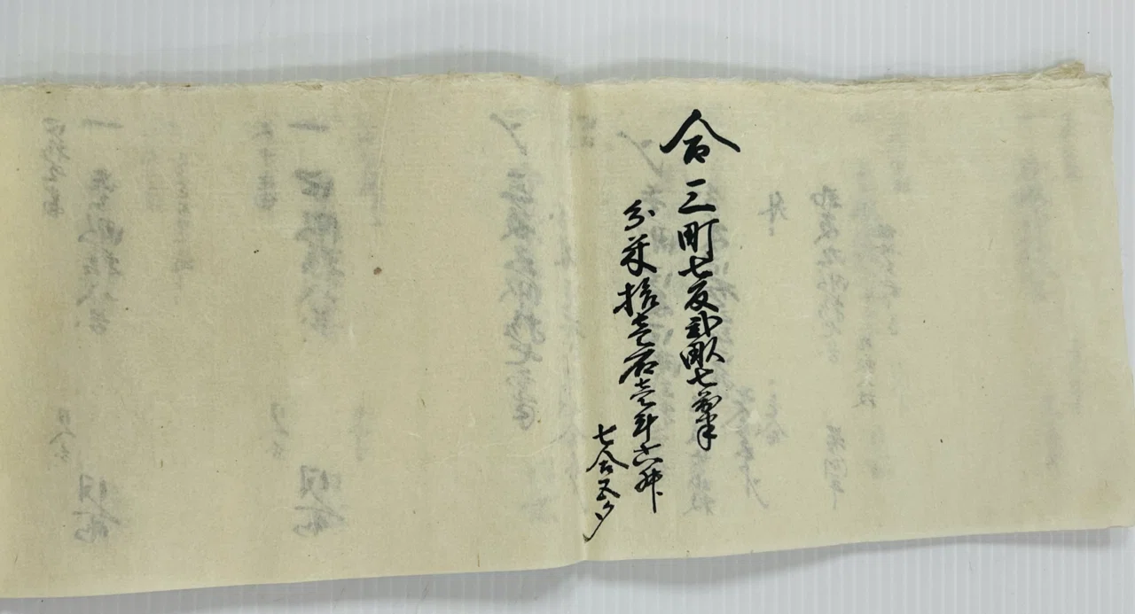 明治7年 田畑反別人名取調帳 丹波國桑田郡川谷村 古文書 江口村 癸丑 見出田名寄帳』📜 但御新田 肝煎明治三年庚午二月｜そだ