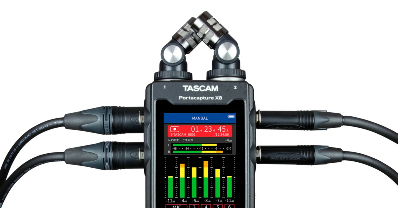 TASCAM Portacapture X8の「Dual AD」を丸裸にする｜KAKINOTANE