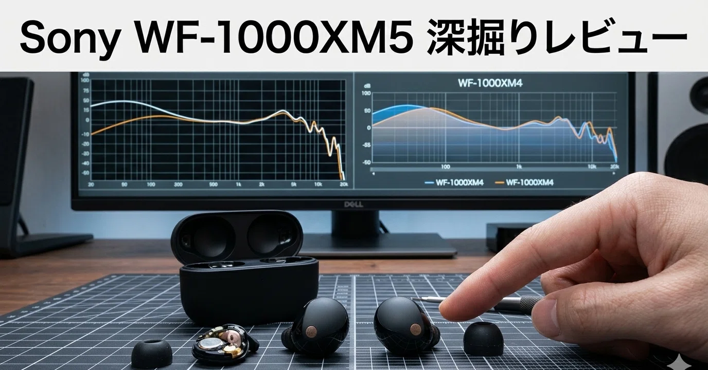 Sony WF-1000XM5 深掘りレビュー｜後継機XM6登場後の今こそ