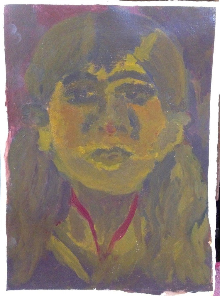 i found my old beginning practice paintings etc
from #AAU classes 
倉庫から古い習作が出てきた。アメリカの芸大のクラス

self portrait 