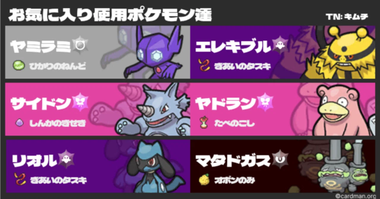 ポケモンSVダブルバトル】構築供養（レギュG〜）｜キムチ