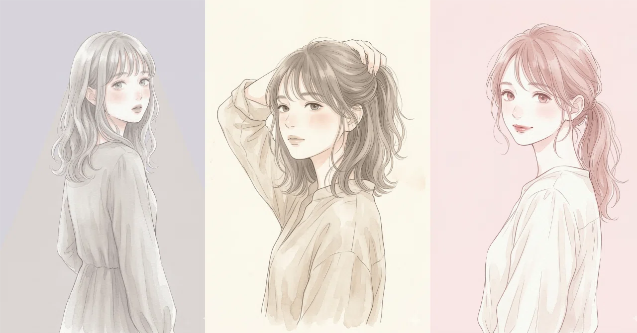 Nano Bananaで「水彩タッチのアニメ風女の子」をつくってみた