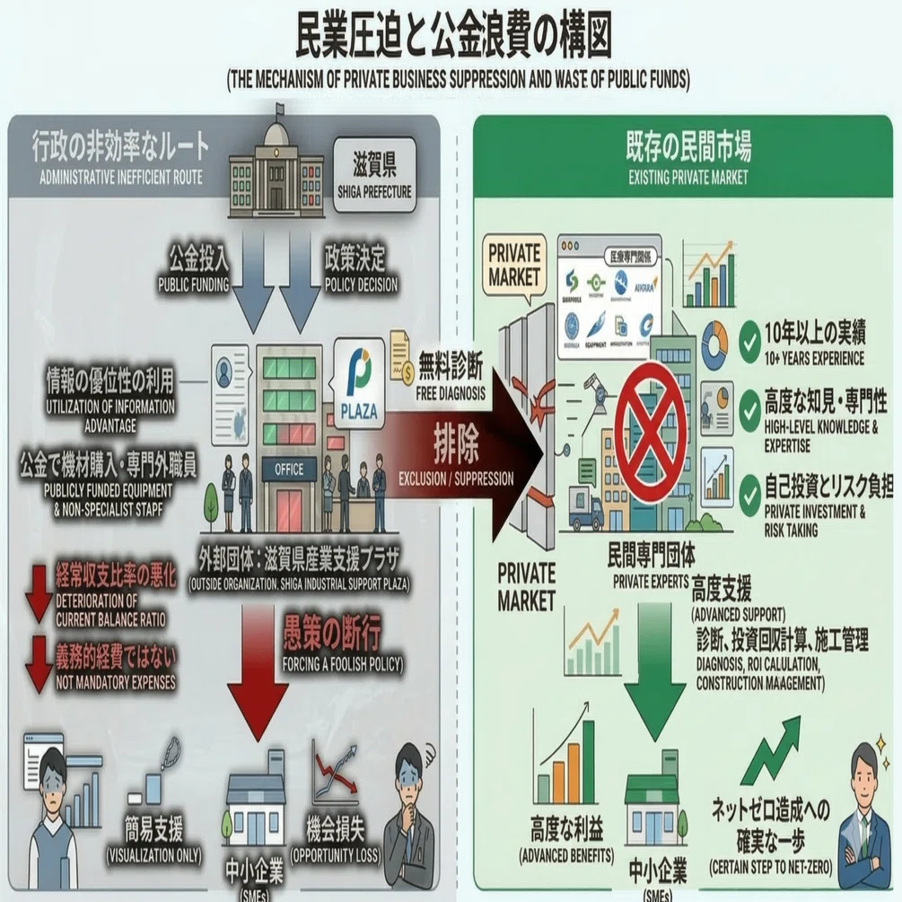 滋賀県の財政を圧迫する「愚策」。「産業支援しないプラザ」を通じた