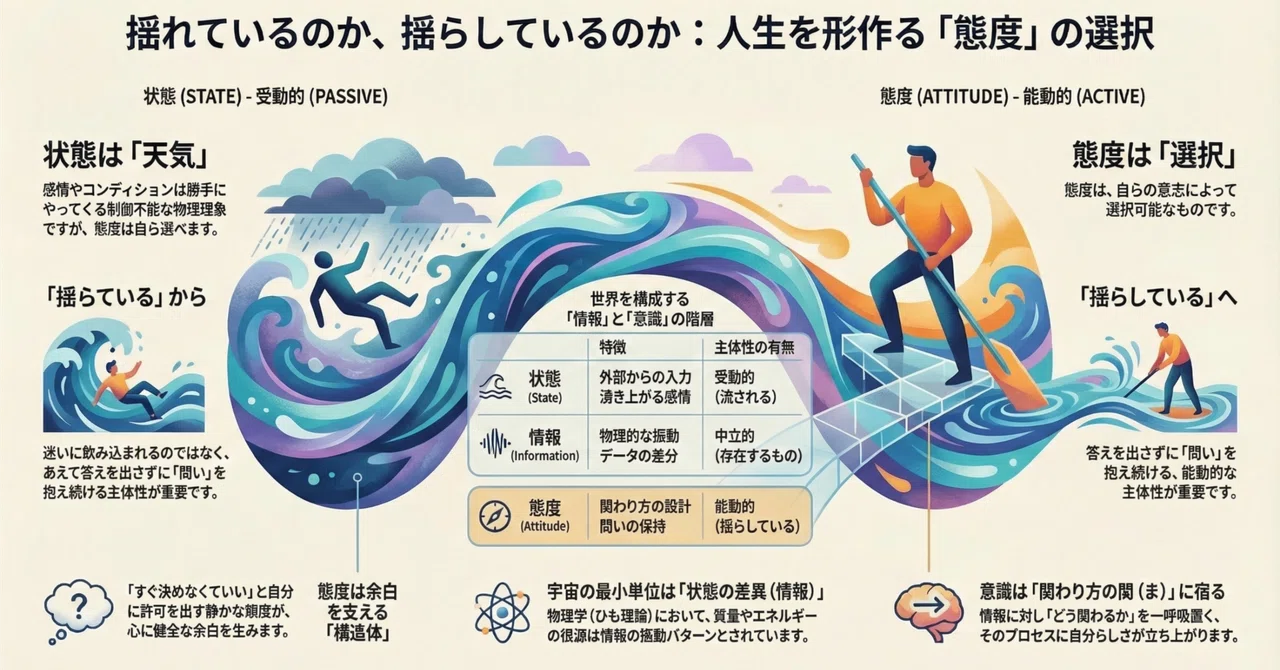 意識のアーキテクチャ──情報・状態・態度｜BLUE
