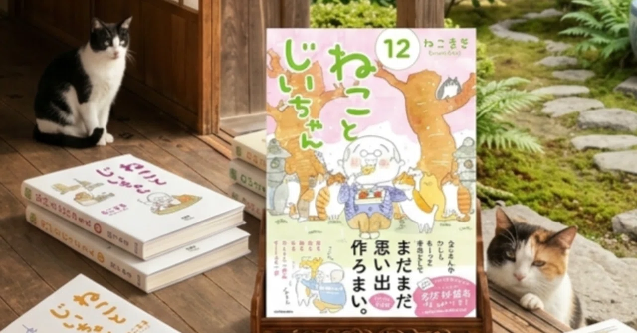 待望『ねことじいちゃん』最新12巻発売！1巻から全巻のあらすじ・魅力
