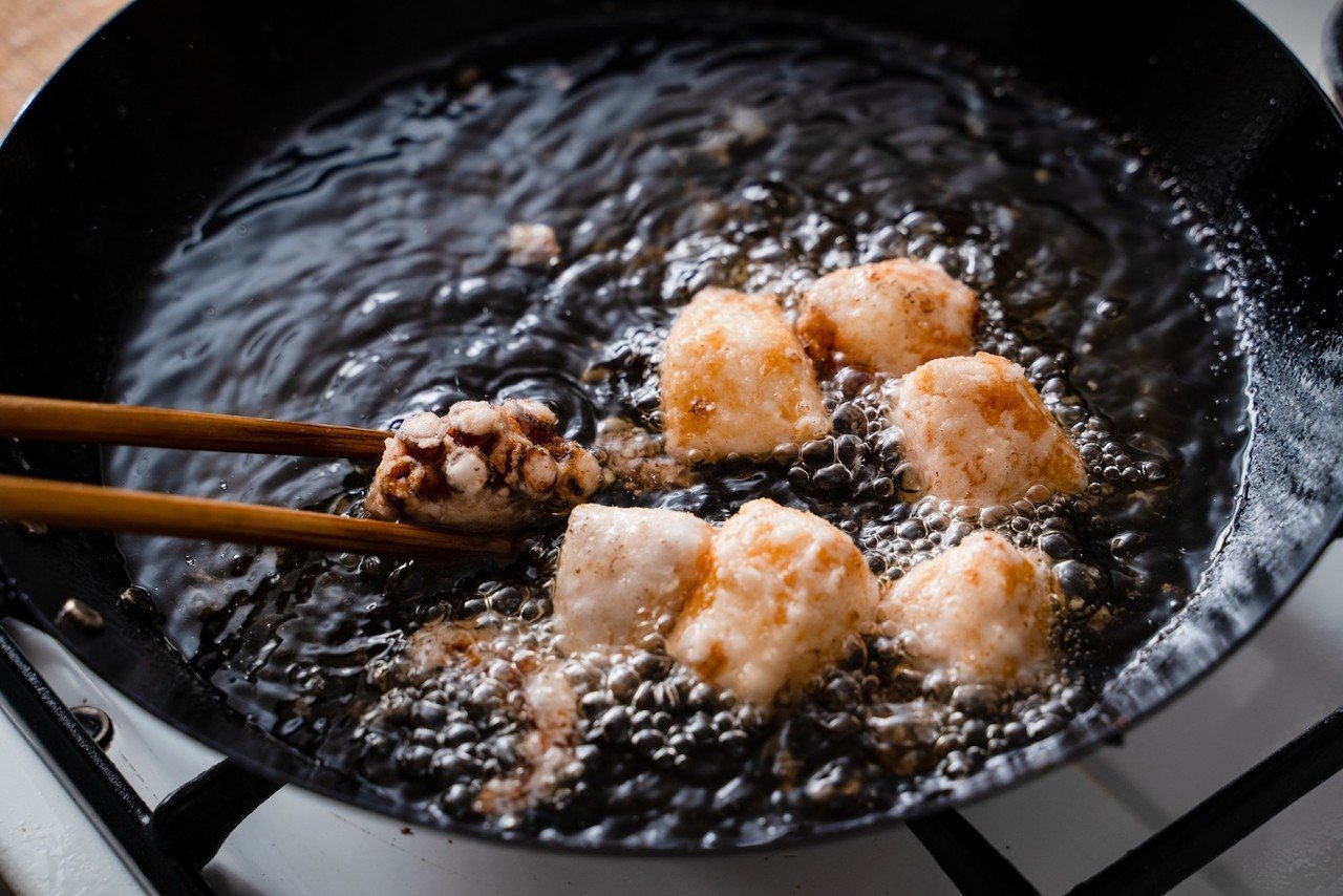 ハイボールと一緒に タコと長芋の唐揚げ Reizoko Ni Almonde 冷蔵庫にあるもんで Note ハイボールと一緒に タコと長芋の唐揚げ Reizoko Ni Almonde 冷蔵庫にあるもんで Note