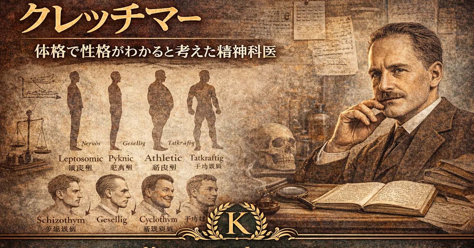 クレッチマー「体格で性格がわかる」と考えた精神科医｜royalgilbert