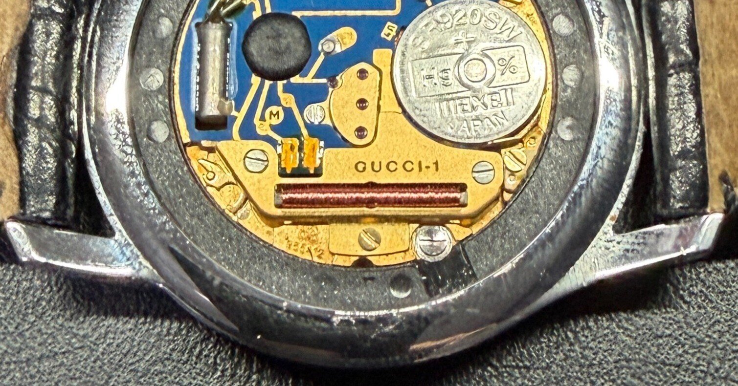 GUCCI 5500M 腕時計の修理 できひん｜ドイのnote
