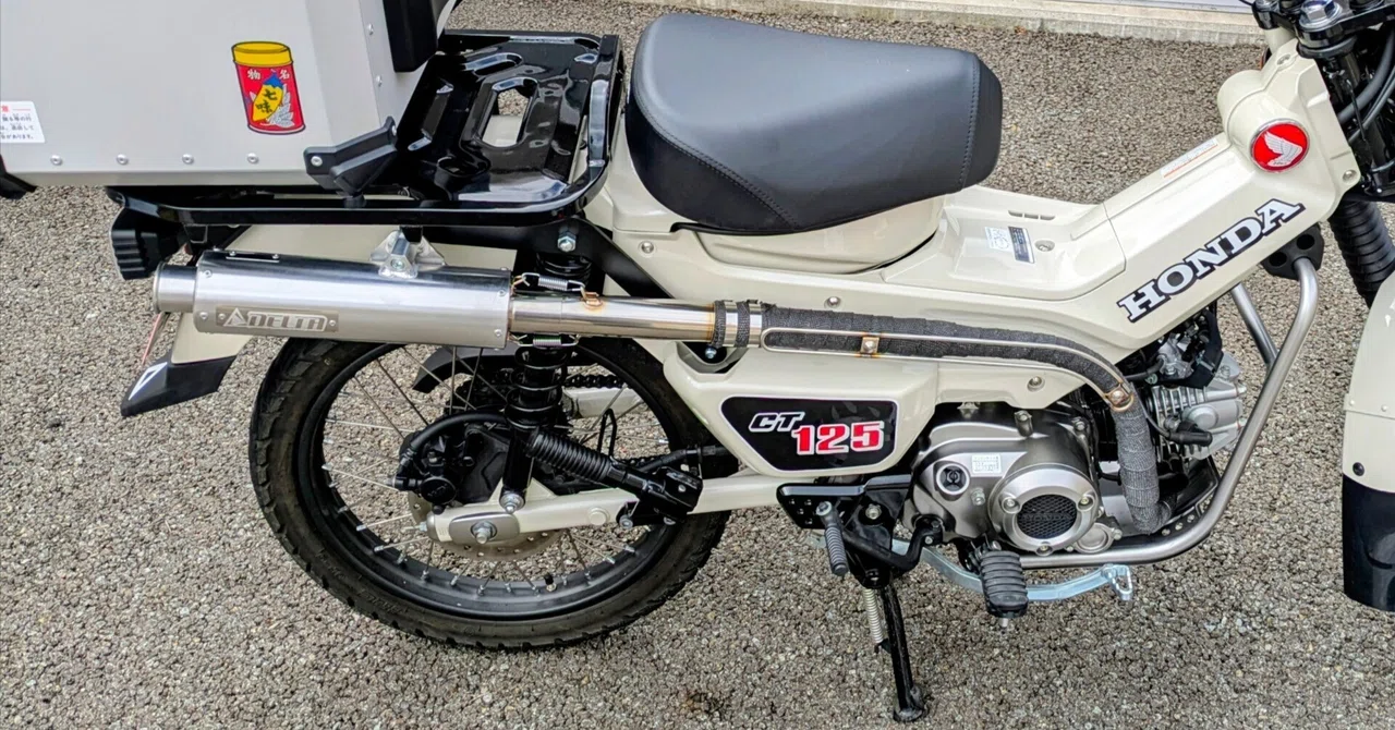 CT125 純正マフラー (2026製）JA65 取り付けボルト付き CT125ハンターカブのマフラー交換 備忘録｜七瀬