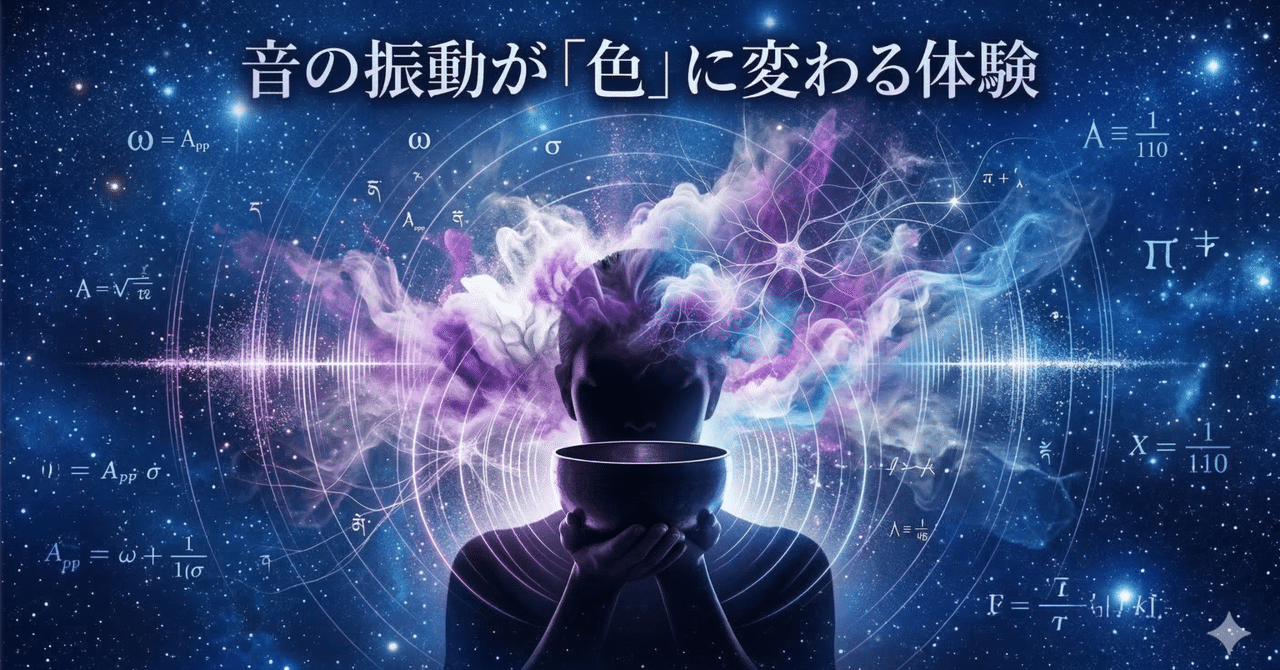 音の振動が「色」に変わる体験