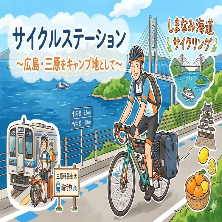 旅とサイクリスト はじめましての自己紹介 その1｜マツマコ｜ゆるポタ旅サイクリスト