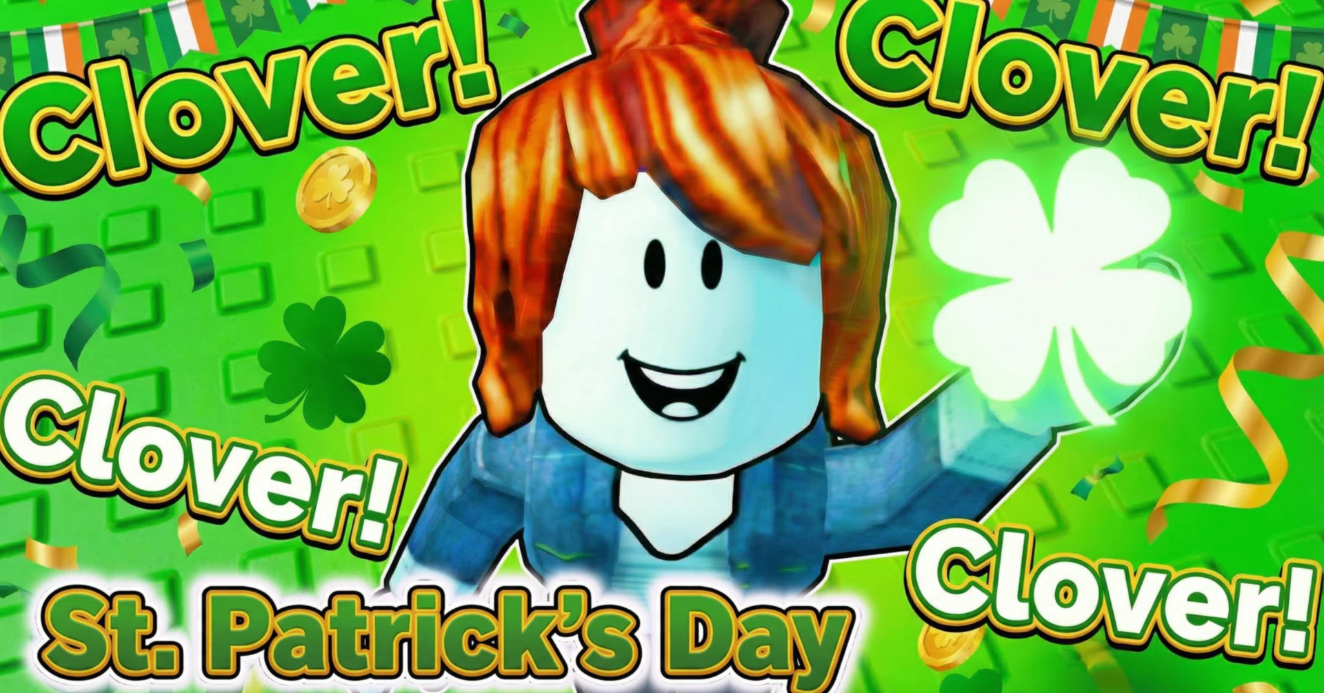 🍀【Roblox/St. Patrick's Day】Search for Lucky Clovers in the