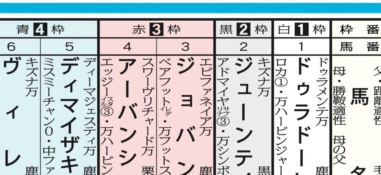 初心者の方必見！#4】いまさら聞けない馬柱の見方と活用方法vol.1