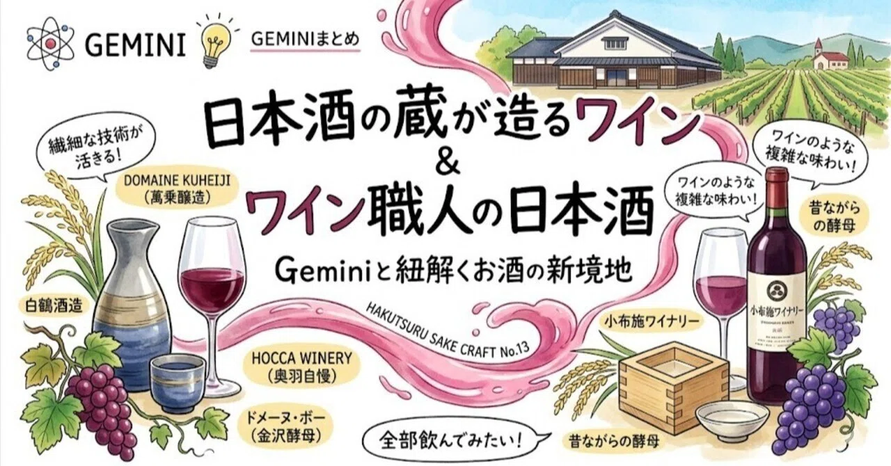 日本酒の蔵が造るワイン＆ワイン職人の日本酒｜ham