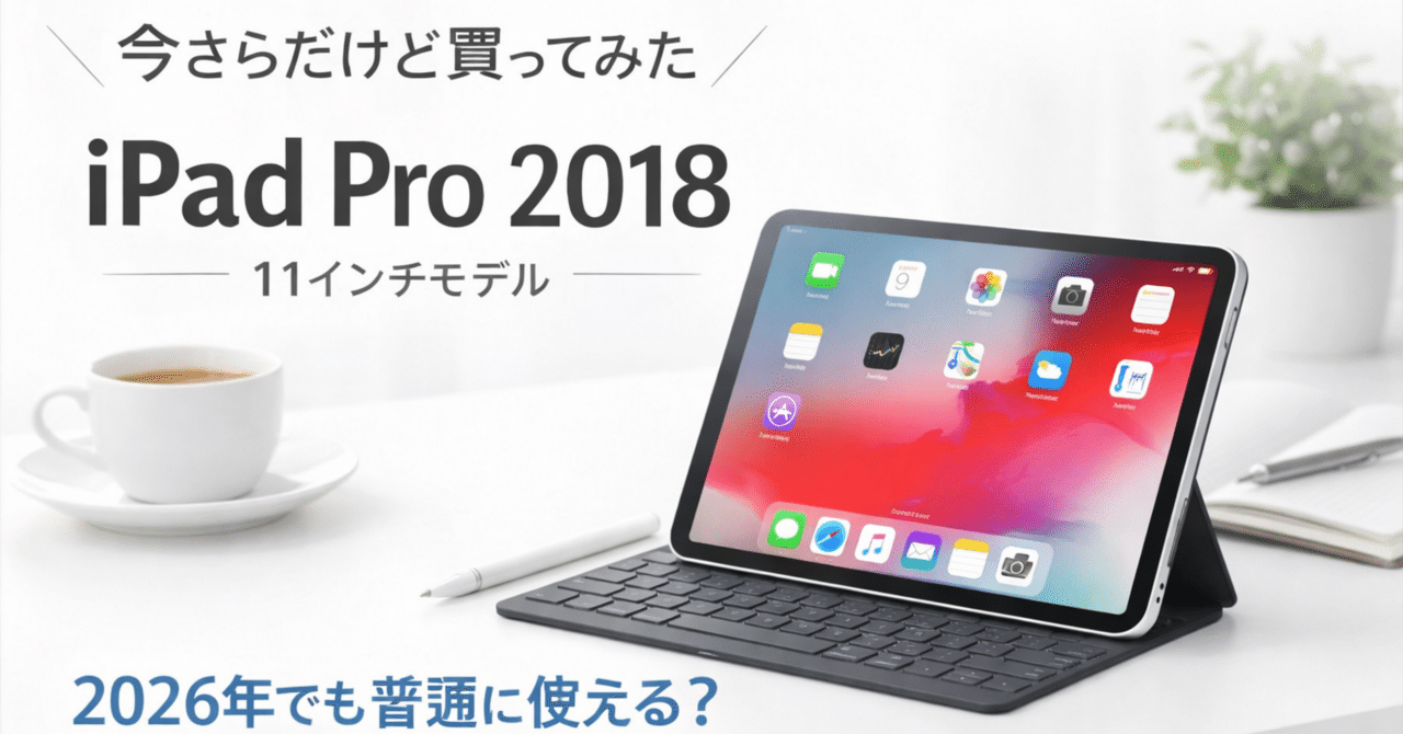 パソコン Ipad pro 2026年版】iPad Pro 2018（11インチ）再評価。8年経っても「これでいい