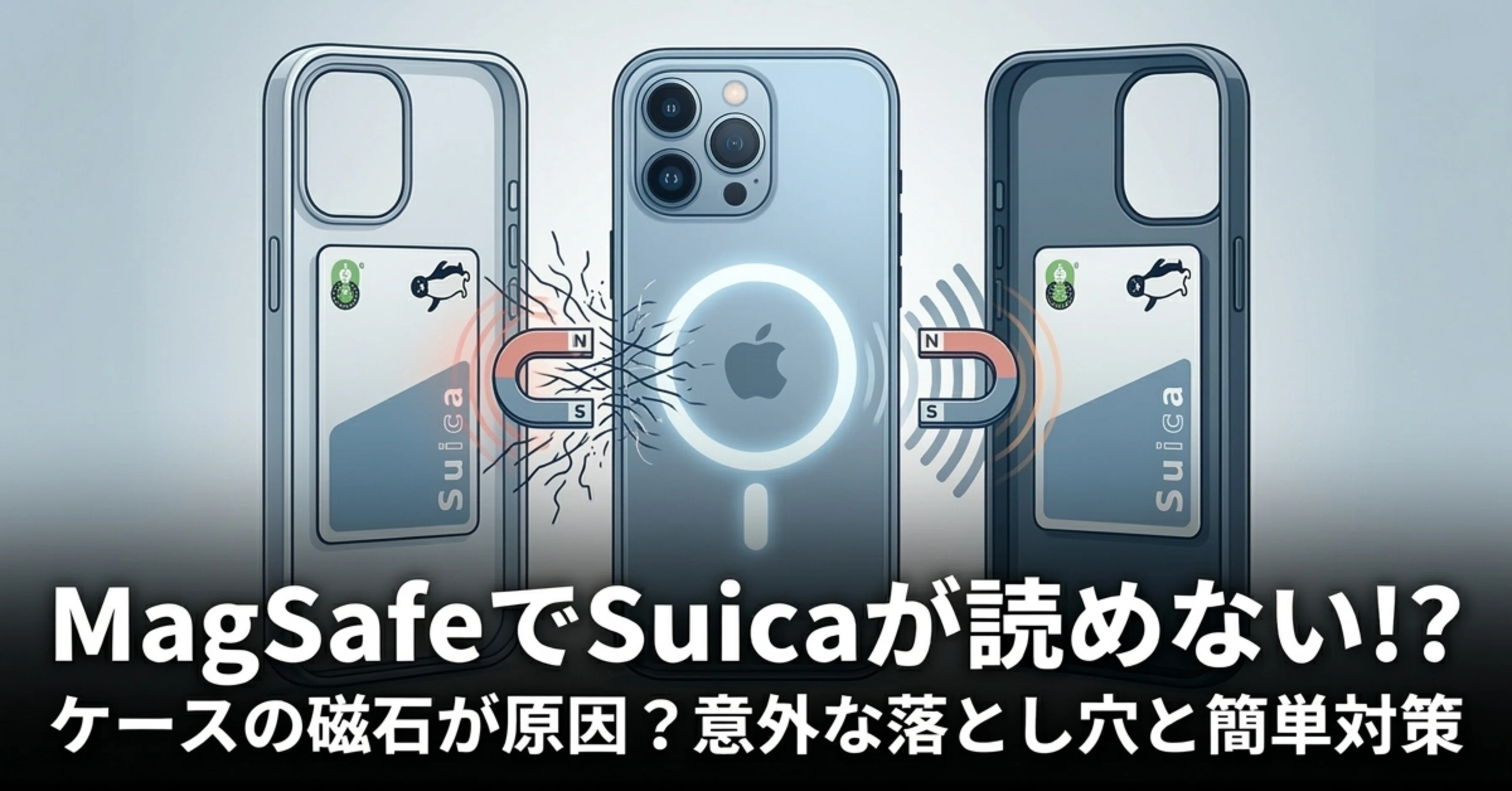 MagSafeでSuicaが読めない？磁石の落とし穴と対策｜最新ガジェット 