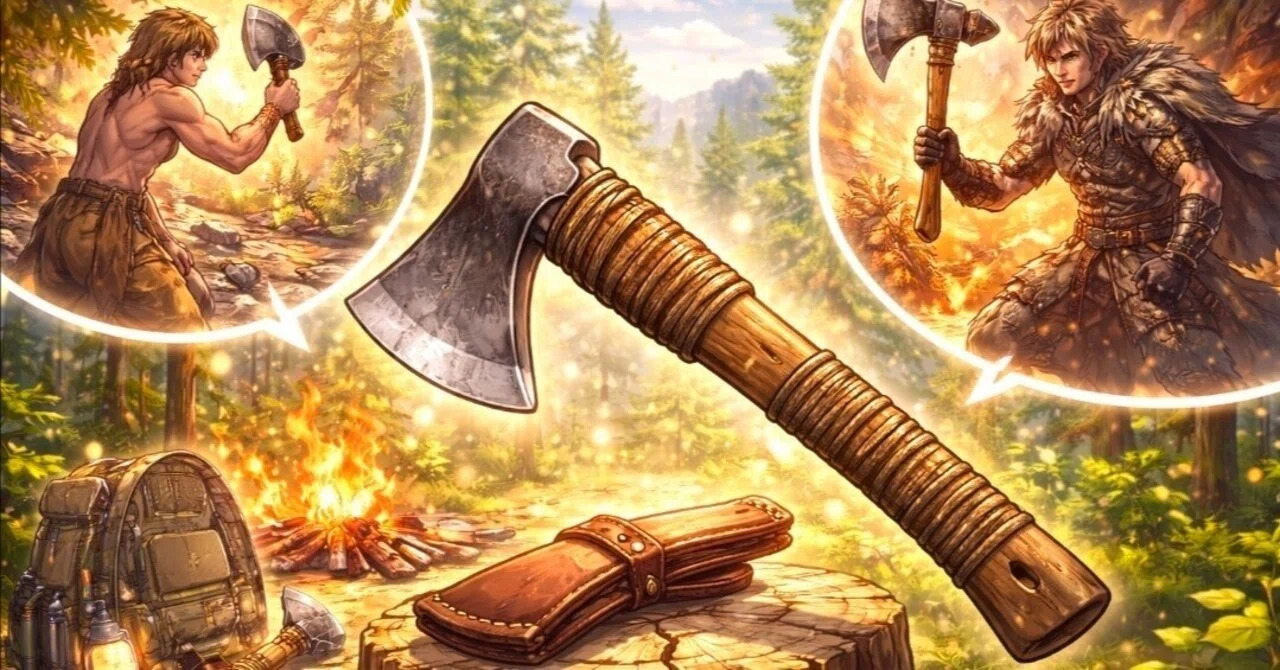 人類最古の相棒「斧」：石器時代からゲームの世界、そして現代キャンプ 