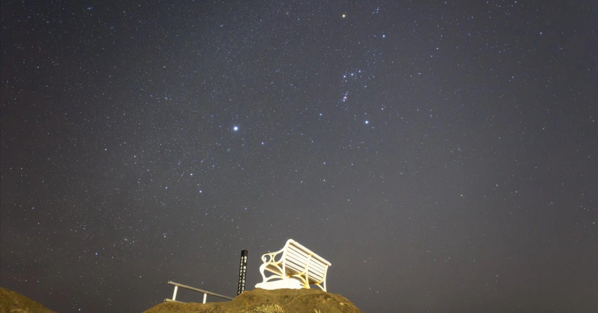 有名撮影地・野島埼灯台のベンチ、誰もいなかった｜星空写真家 × 会社