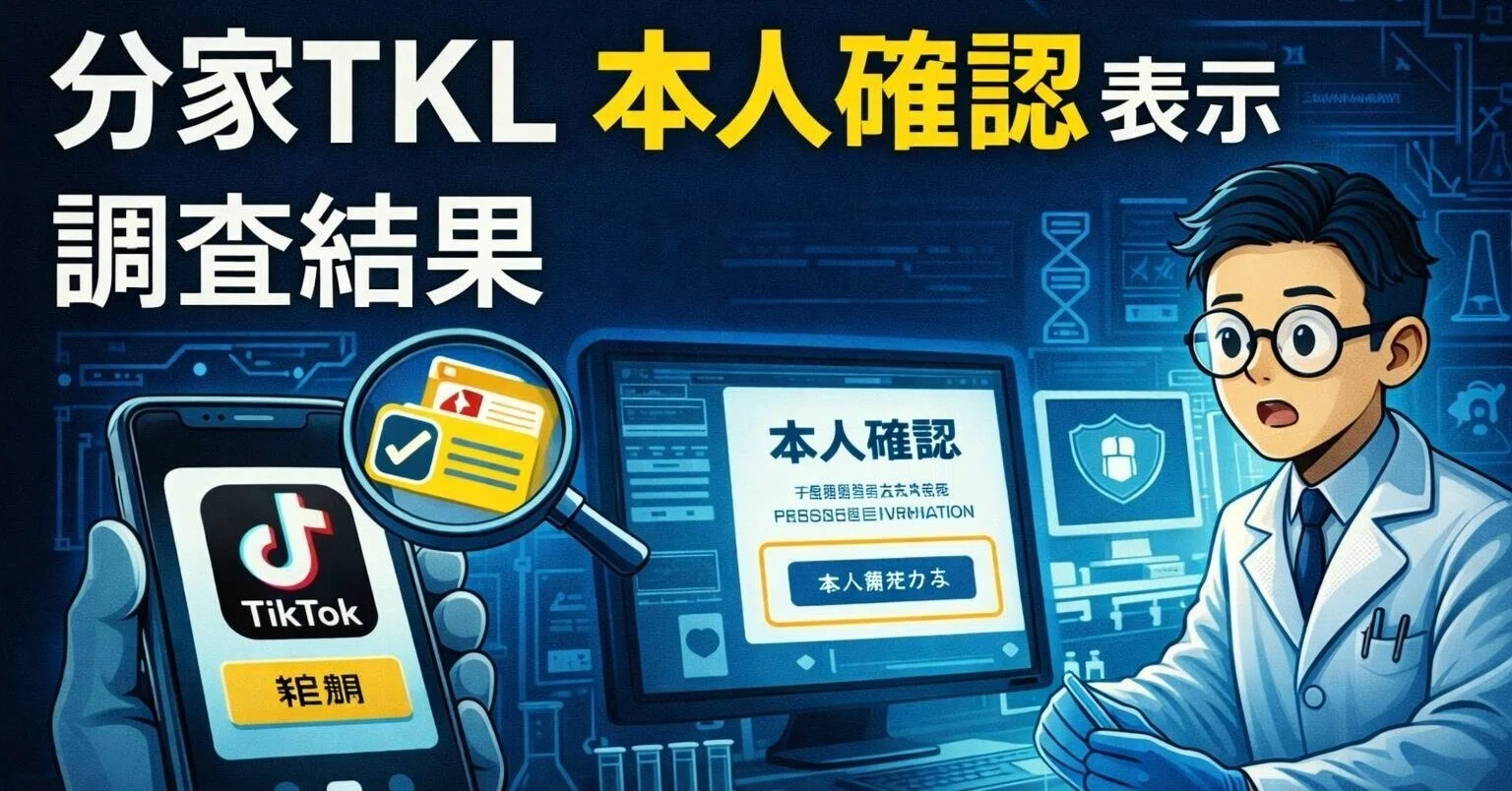 観測ログ⑩】分家TKL「本人確認表示」調査結果まとめ（2026年版