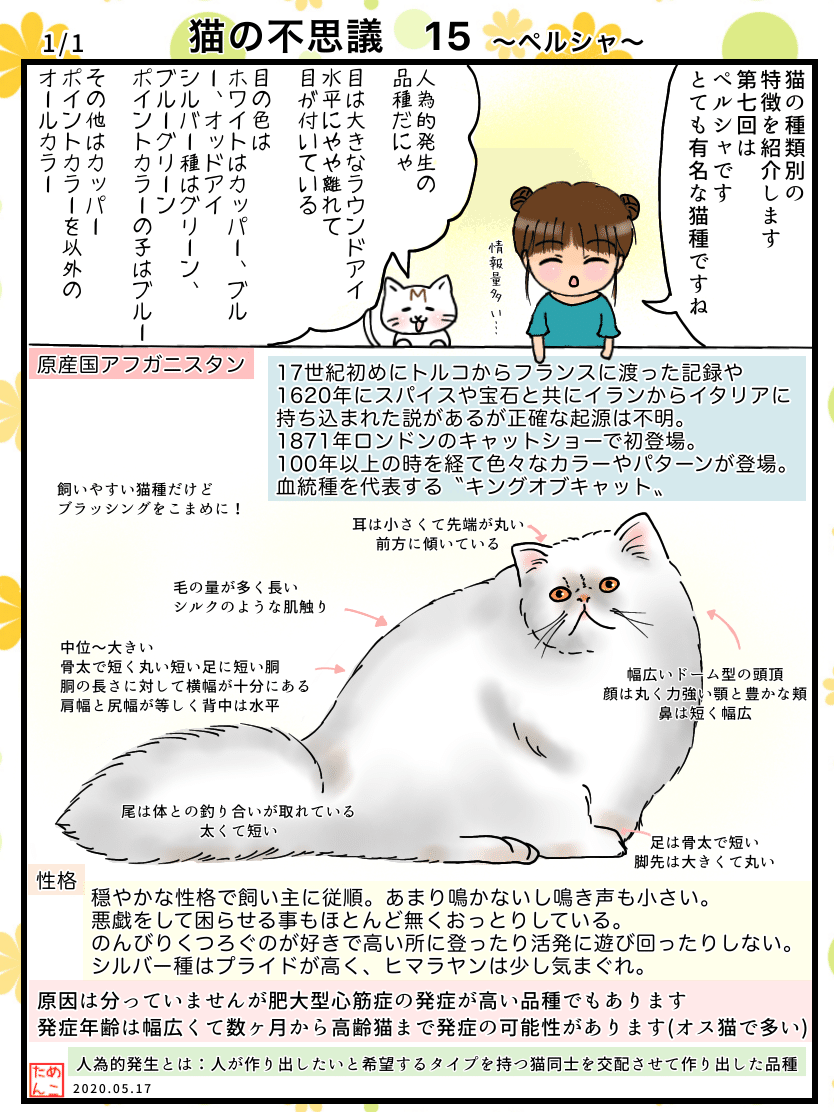 猫の不思議15 ペルシャ めこたん 漫画 イラスト Note 猫の不思議15 ペルシャ めこたん 漫画 イラスト Note