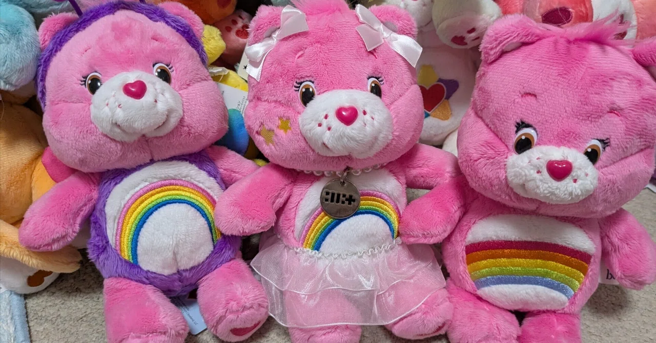 タグ付き　ケアベア　ぽってりぬいぐるみ　シリーズ　15個まとめ売り おもちゃ 全てタグ付き ケアベア ぽってりぬいぐるみシリーズ 15個セット