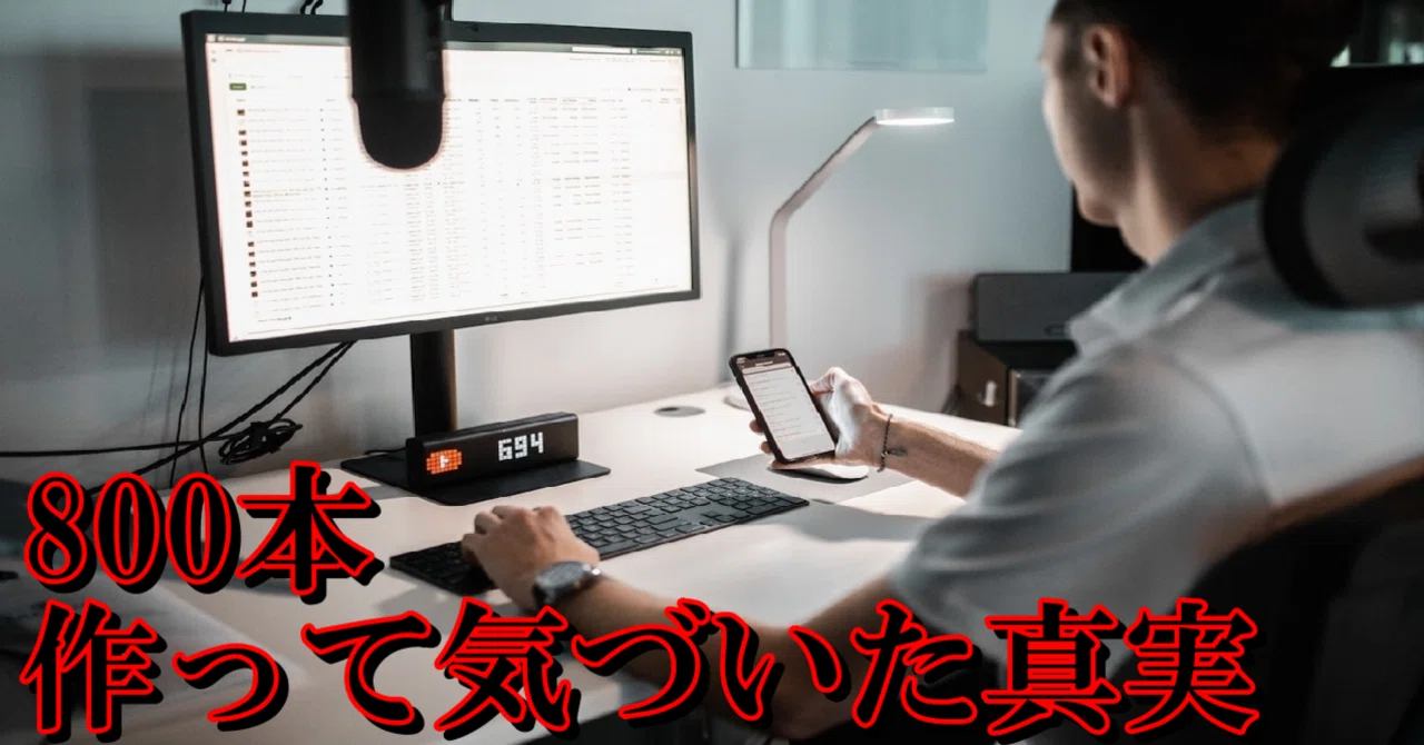 YouTubeは才能じゃない。800本作って分かった「続ける人だけが残る世界 
