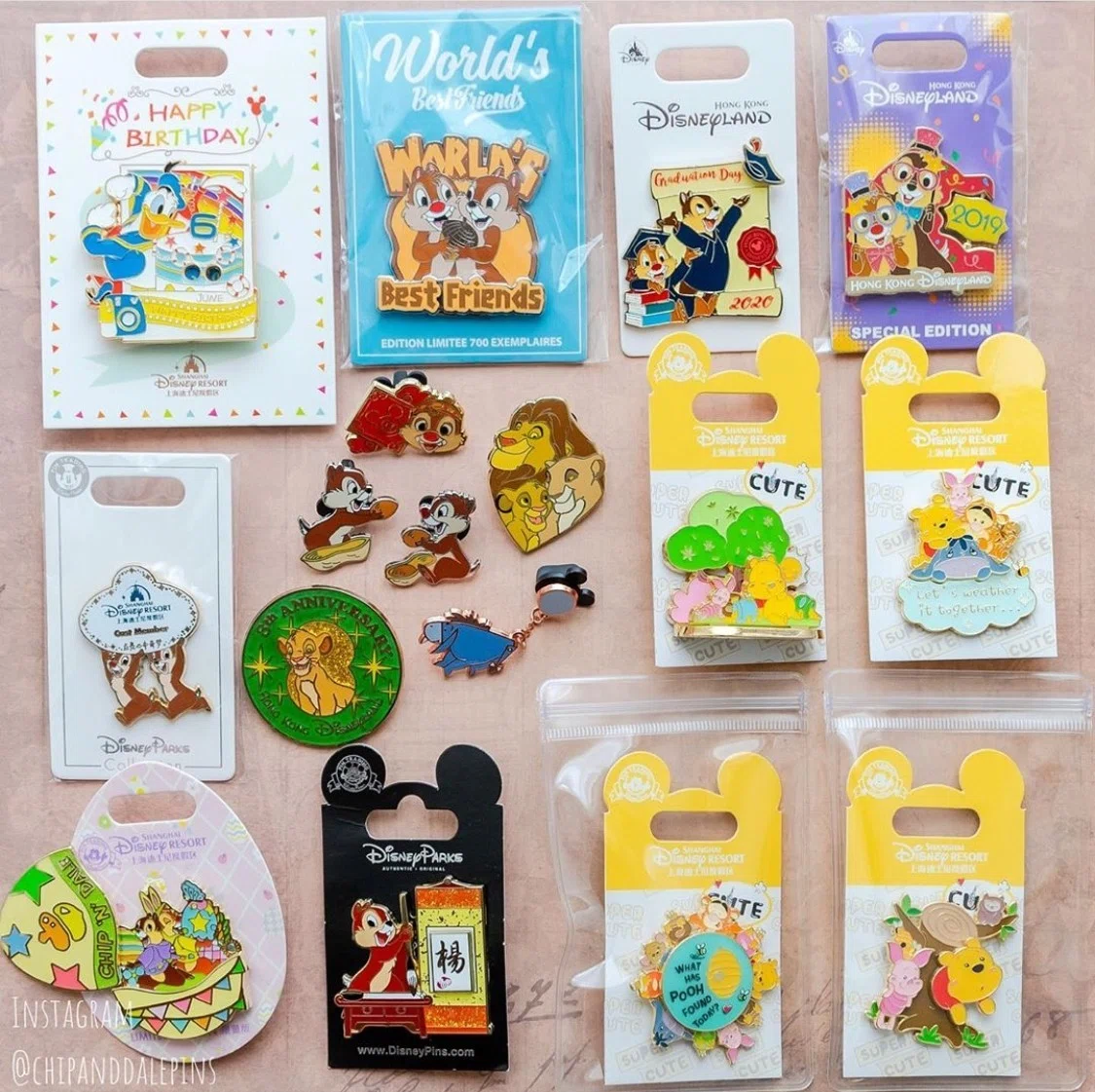 ★ピントレケース付き★ ディズニー　ピントレ　ピントレーディング30点セット 上海でゲスト同士のピントレーディングイベントに参加した話｜ai