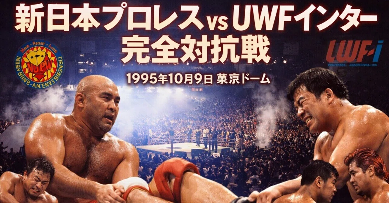 1995年10月9日、東京ドーム。プロレスと格闘技の時代が入れ替わった夜
