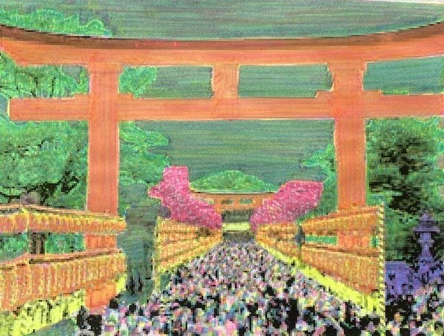 3色だけで描く蛍光ペンアート 祭り ブロモ山 長岡花火大会 Tomy Note 3色だけで描く蛍光ペンアート 祭り ブロモ山 長岡花火大会 Tomy Note