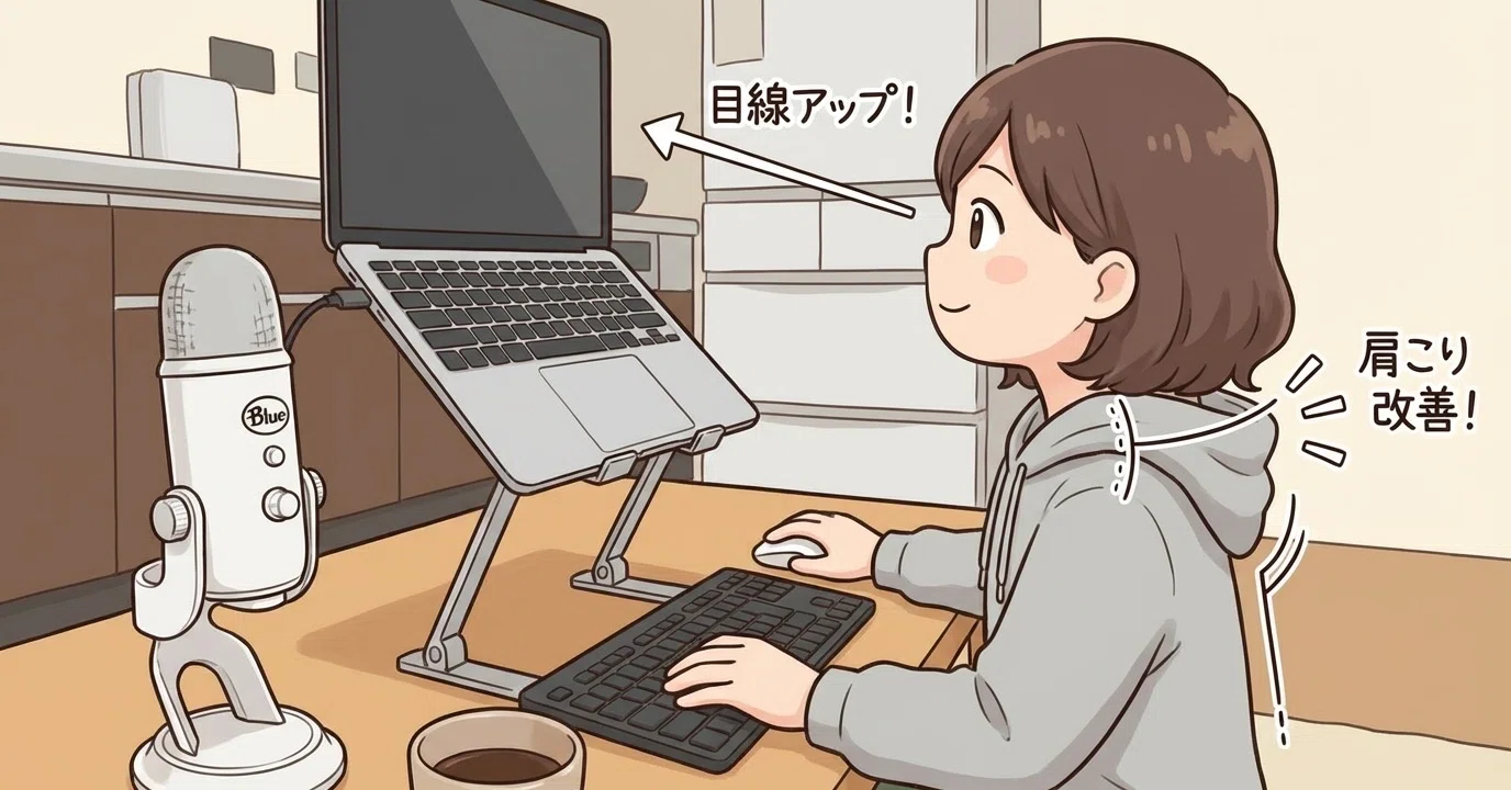 A migraine-prone mom working in the living room achieves zero