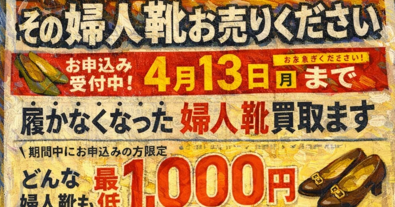 その婦人靴、お売りください」？チラシの裏に潜む“下見ビジネス”の影 