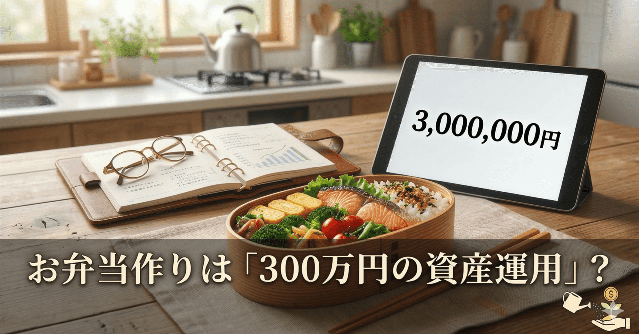 お弁当作りは「300万円の資産運用」〜タイパ時代に見落とされる自炊の本当の利回り〜