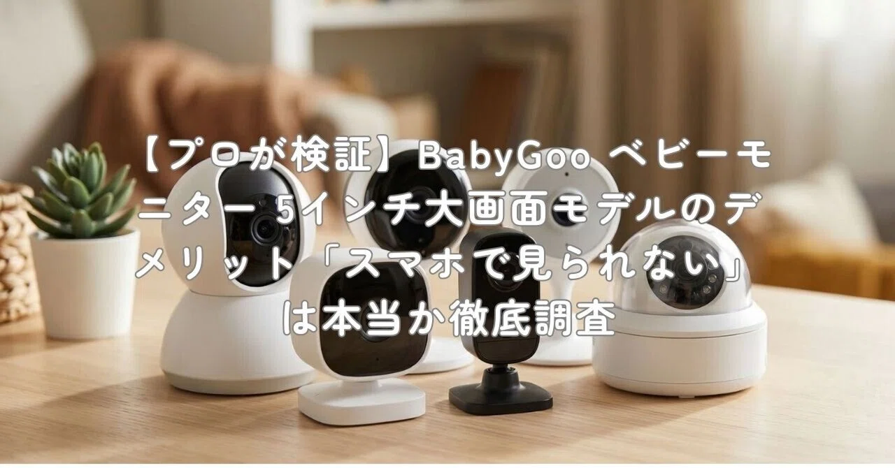 プロが検証】BabyGoo ベビーモニター 5インチ大画面モデルのデメリット 