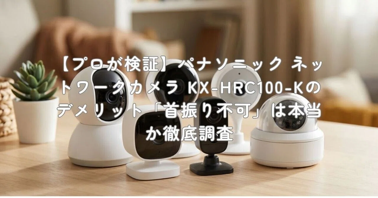 プロが検証】パナソニック ネットワークカメラ KX-HRC100-Kの