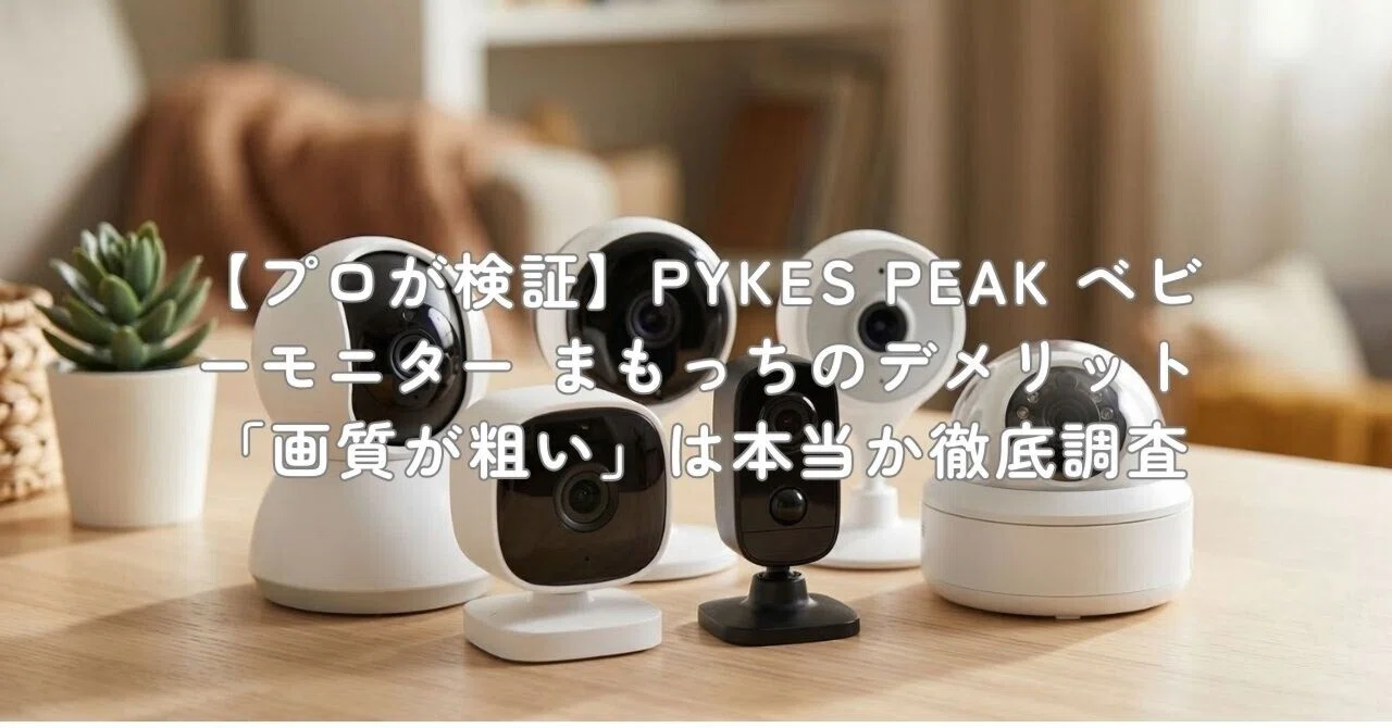 プロが検証】PYKES PEAK ベビーモニター まもっちのデメリット「画質が