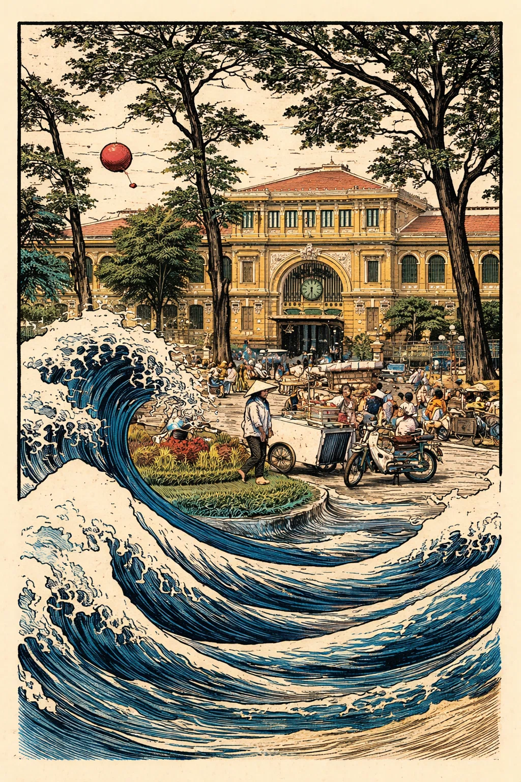 第10弾】ベトナム編3🇻🇳旅の写真を美の巨匠たちに描いてもらったら