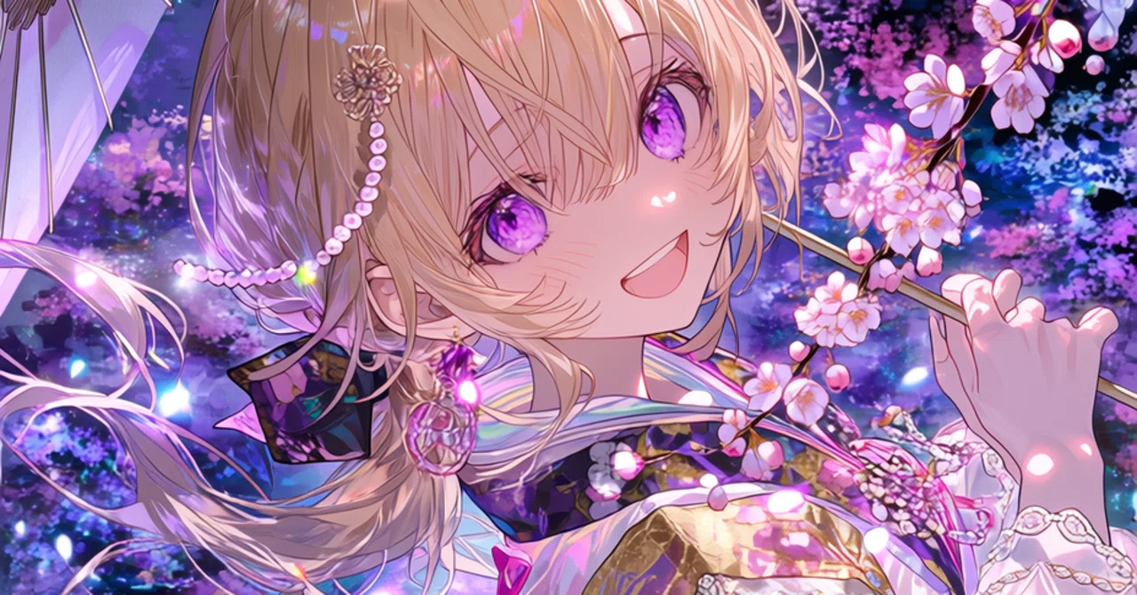 ただの桜イラストだと思ったら大間違い！？🌸 汐ちゃんが放つ、驚愕の