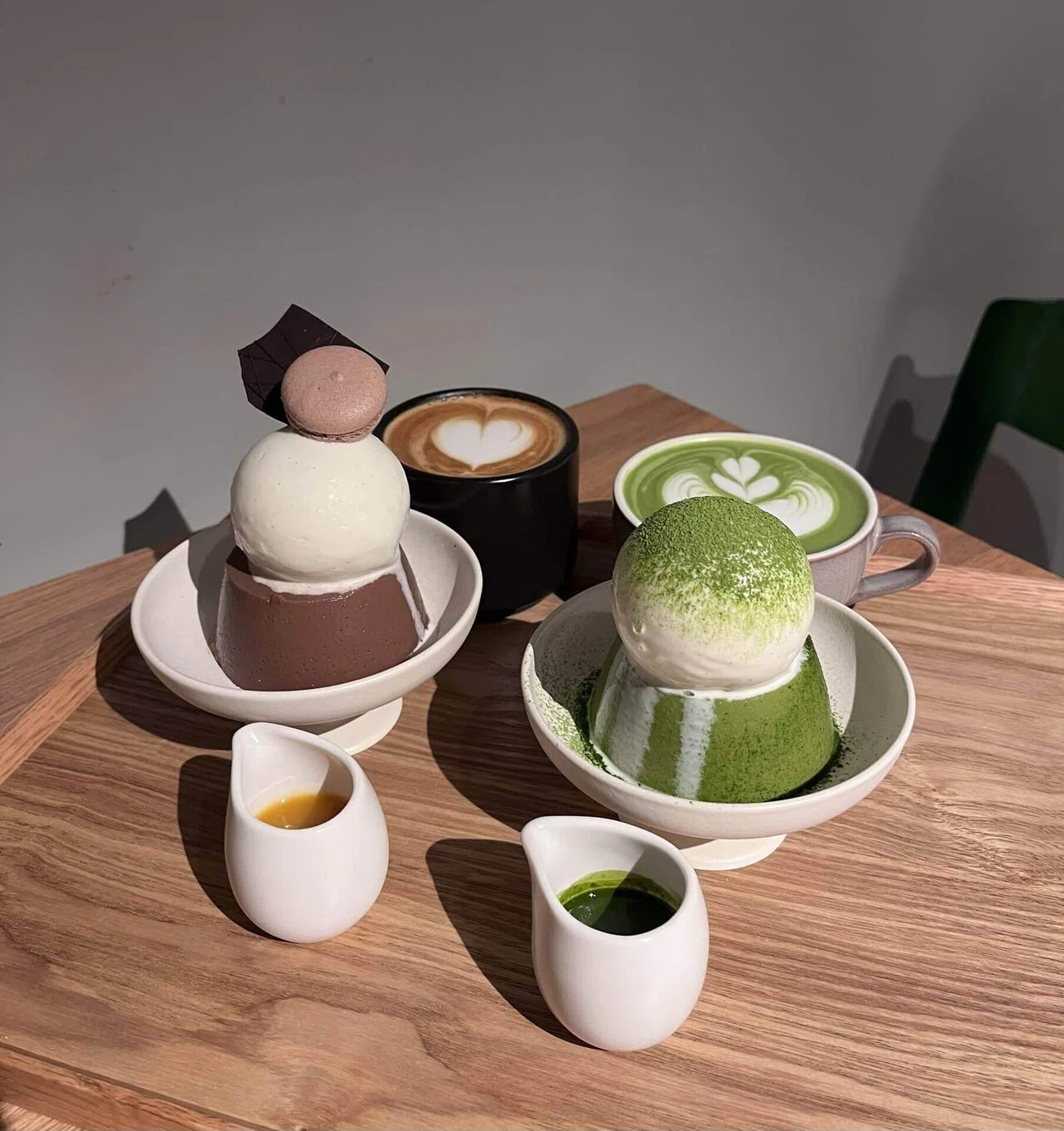 カフェきろく ｜ 蔵前カフェ「safn°」さんで特濃抹茶プリンアフォ