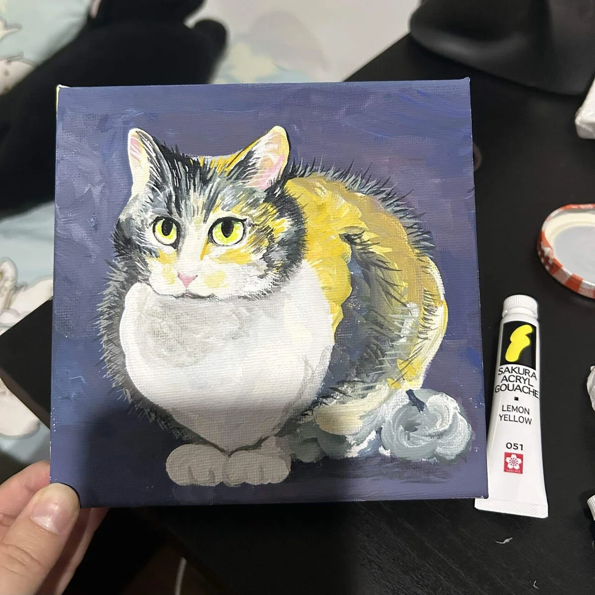 毛を描きはじめた