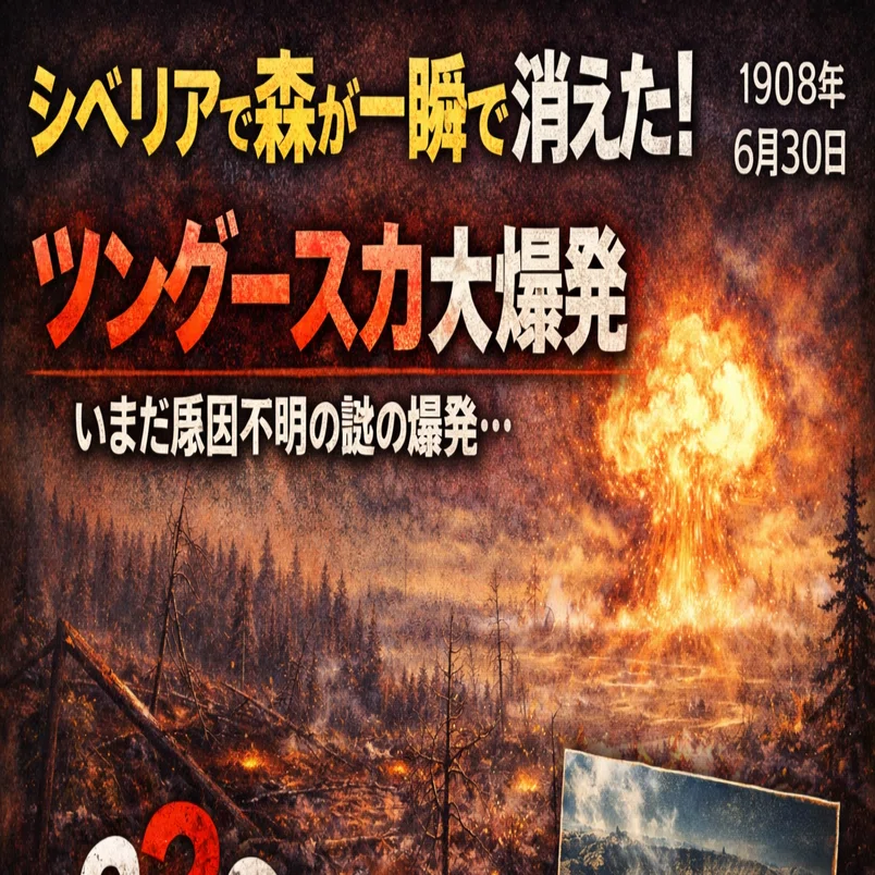 シベリアの森が一瞬で消えた日――いまだ原因不明の「ツングースカ大爆発