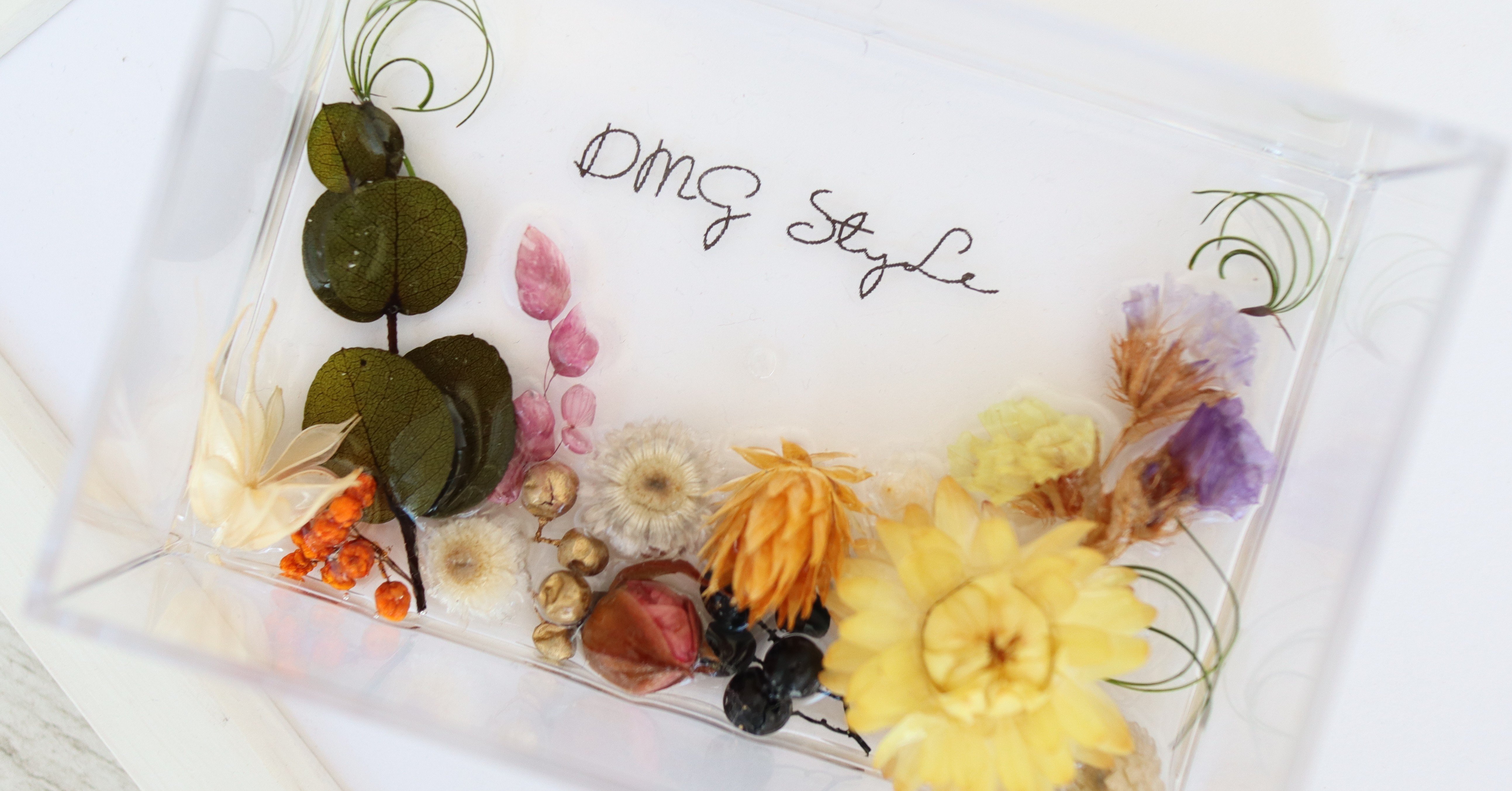 商品紹介】ハーバリウムネームプレート｜DMG styLe