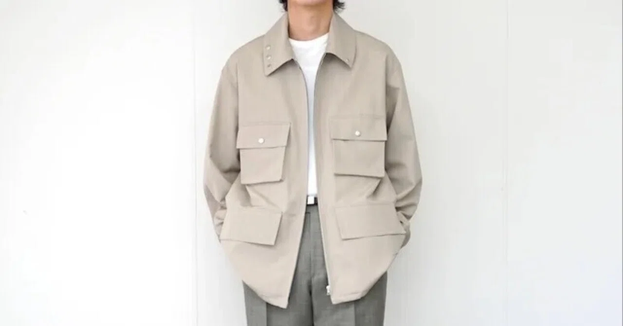 端正な存在感を。【AURALEE】WOOL MAX CANVAS BLOUSON ｜THIRTY