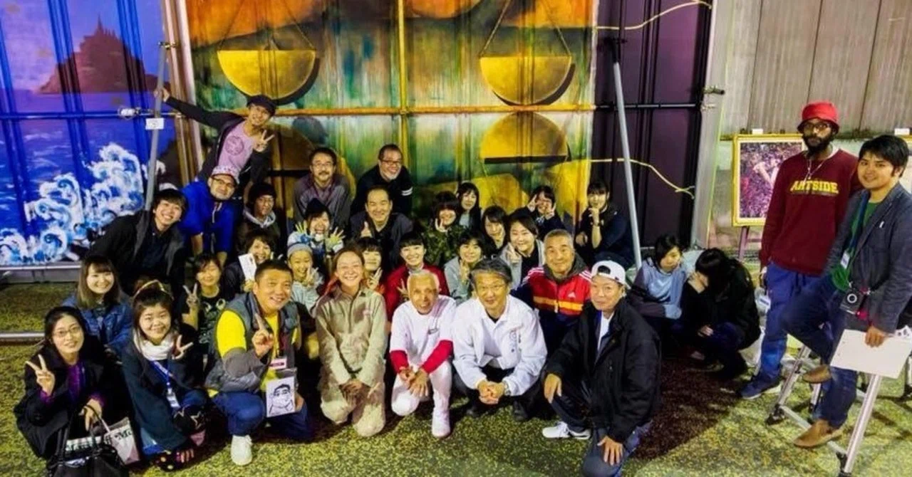 御幣島芸術祭の会場風景