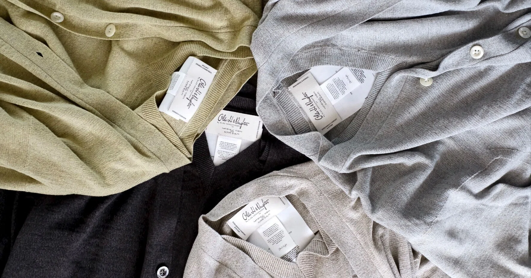 力の抜けた上品さ、シルクリネンという贅沢 ”olde h&daughter LINEN