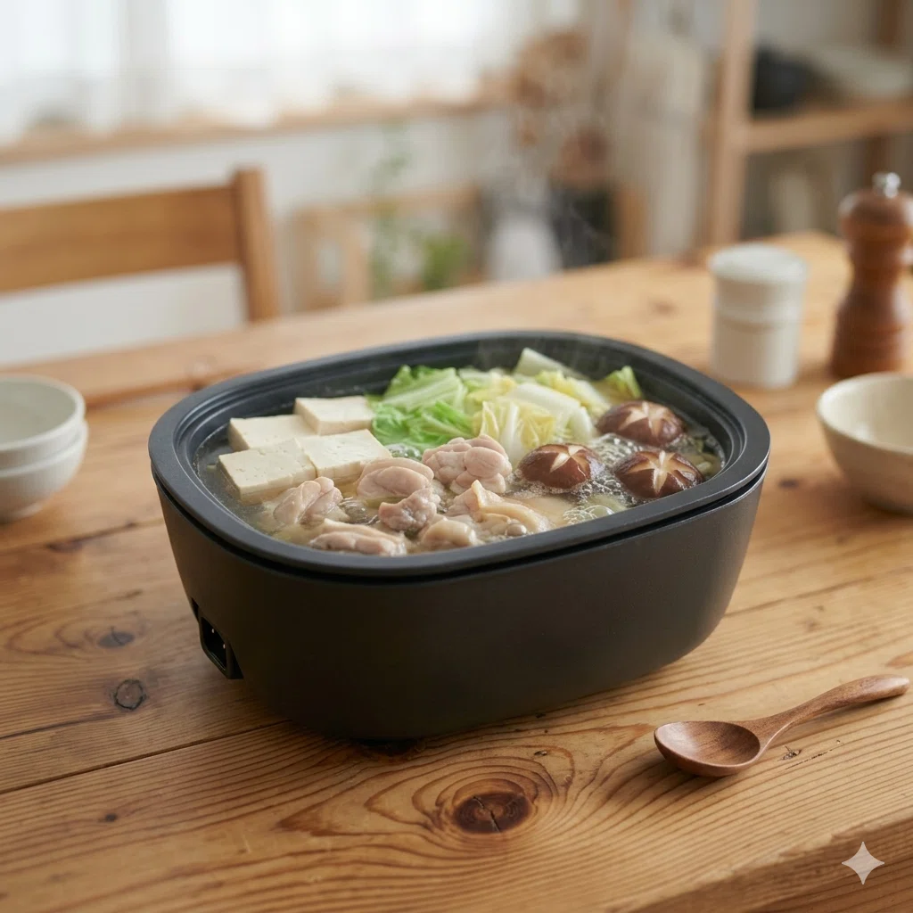 深鍋 無印良品 ホットプレート 一人暮らし 無印良品のホットプレートは1台5