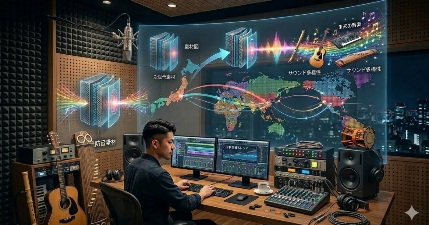 日本の音楽業界の現状と世界での立ち位置｜防音環境が未来の音楽を