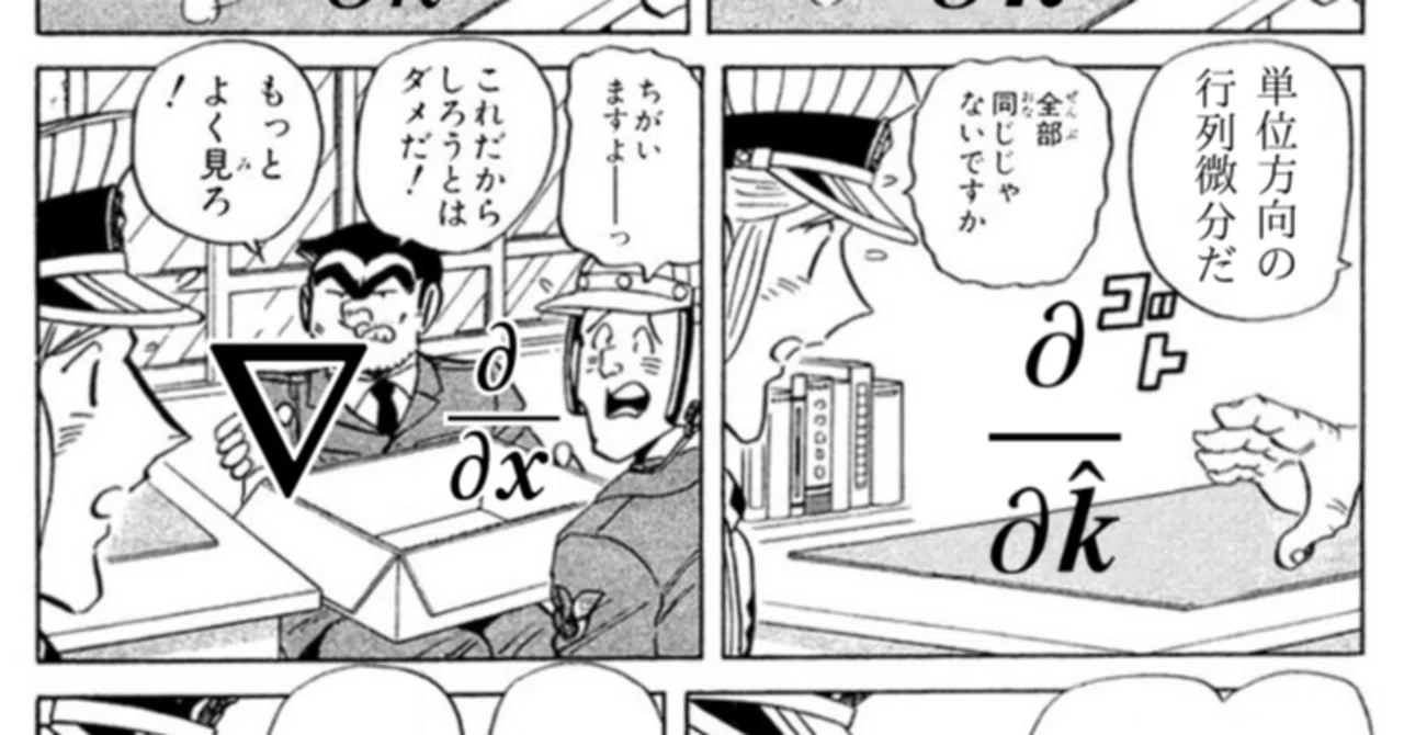 ∂/∂?】偏微分 vs 方向微分 ～最強の表記法を巡って～｜Keshitan 
