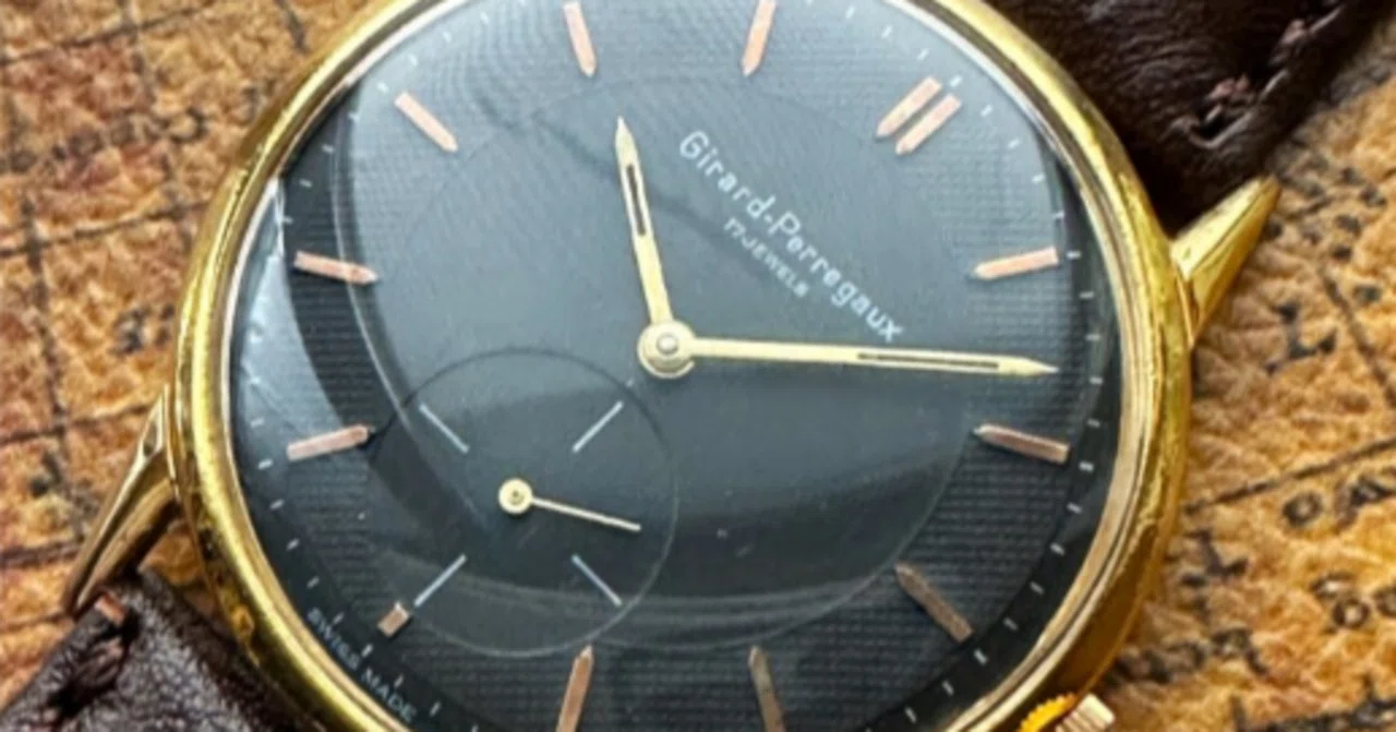 17.【Girard-Perregaux アンティーク時計】1950年代製 手巻き Cal.GP12