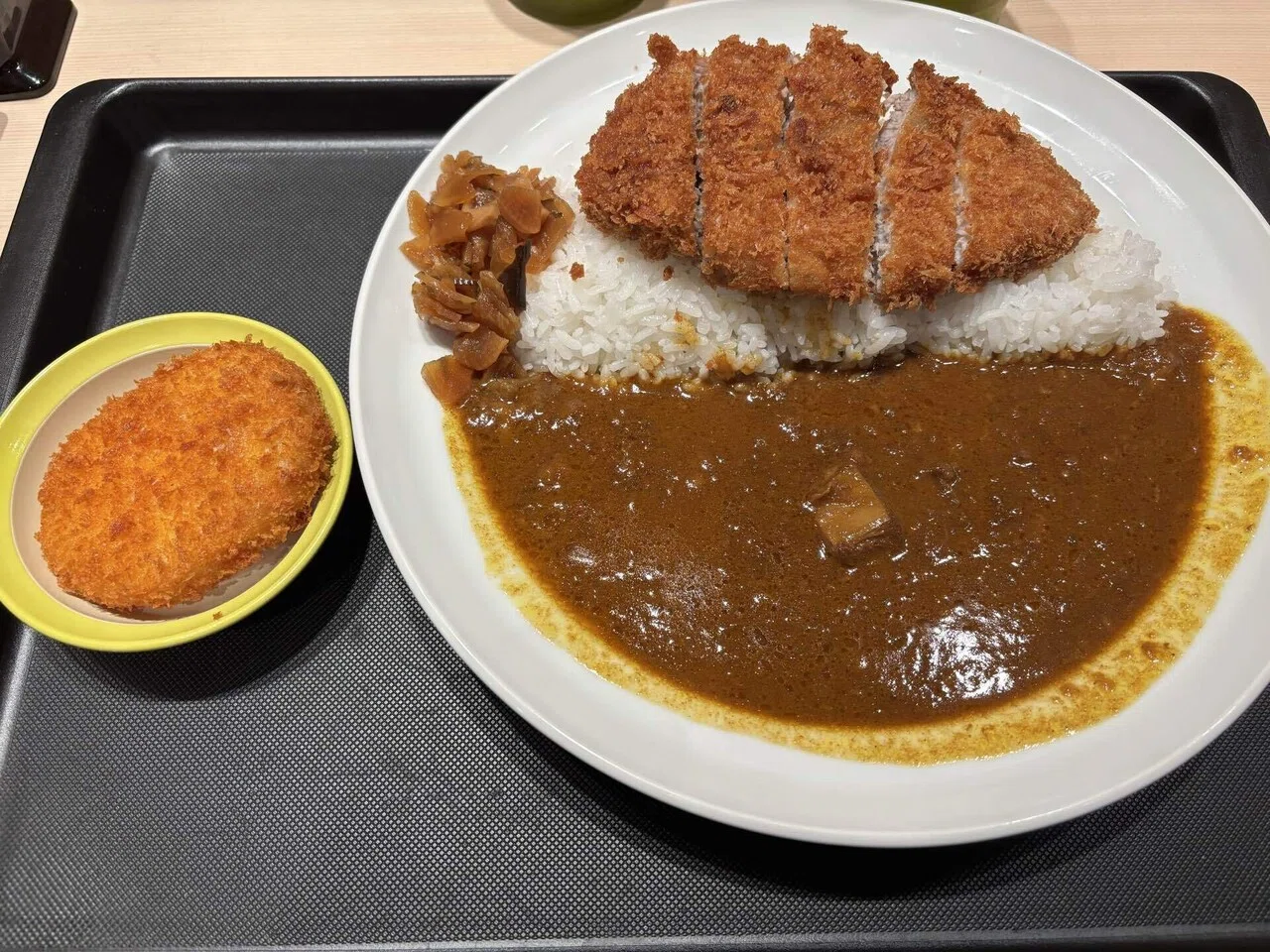 松のや。カレー🍛。｜noboriko